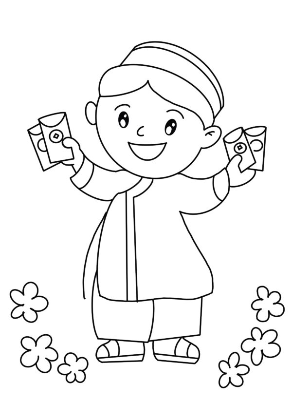 Tet Nguyên Dán Coloring Book: Children Can Celebrate and Learn about Tet with This Fun Coloring Book - Image 2