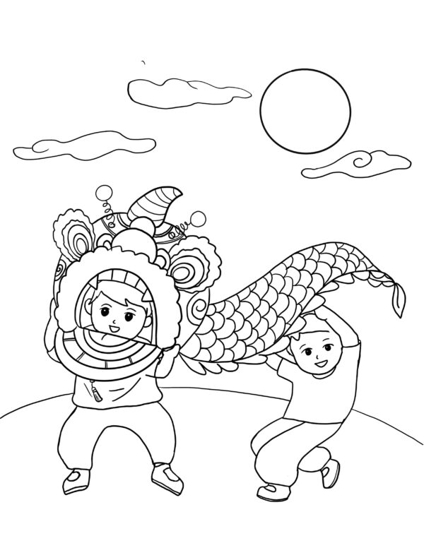 Tết Trung Thu Coloring Book: A fun way to learn more about Tết Trung Thu, by coloring pictures about the Moon Festival - Image 3