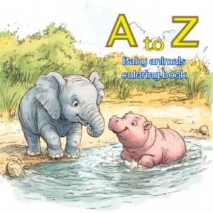 A to Z Baby Animals Coloring Book