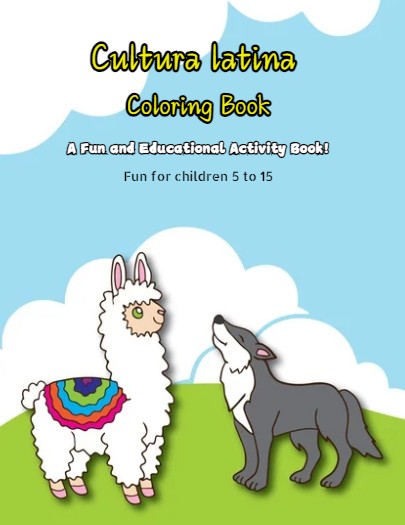 Cultura Latina Coloring Book