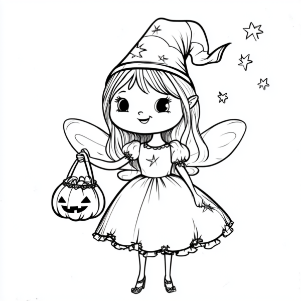 CREEPY, BUT NOT TOO SCARY HALLOWEEN COLORING BOOK - Image 4