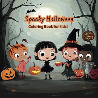 Spooky Halloween Coloring Book for Kids!